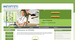 Desktop Screenshot of nymm.org